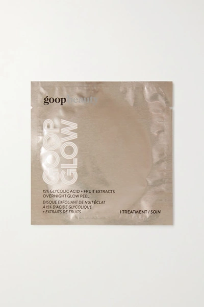 Goop Mini Glow 15% Glycolic Acid Overnight Glow Peel 4 Pack In Colourless