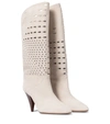 ISABEL MARANT LURREY SUEDE KNEE-HIGH BOOTS,P00530136