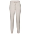 BRUNELLO CUCINELLI WOOL, CASHMERE AND SILK TRACKPANTS,P00532177