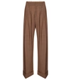 CHLOÉ HIGH-RISE WIDE-LEG VIRGIN WOOL trousers,P00532741