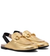 GUCCI PRINCETOWN LEATHER SLIPPERS,P00535798