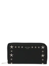 JIMMY CHOO JIMMY CHOO CARNABY STAR EMBELLISHED ZIP AROUND WALLET