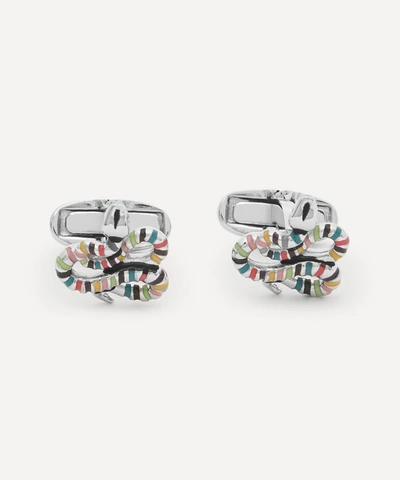 Paul Smith Snake Cufflinks In Multi