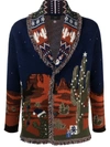 ALANUI WEST CHRISTMAS EVE LANDSCAPE CARDIGAN