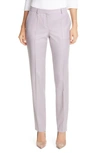 HUGO BOSS TITANA STRAIGHT LEG WOOL PANTS,5043338796400