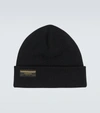 GUCCI WOOL BEANIE WITH LOGO,P00533462