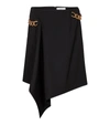 GIVENCHY CHAIN-TRIMMED WOOL MINISKIRT,P00534430