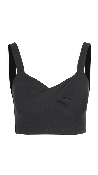 Year Of Ours Twist Front Bra In Black
