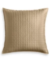 HOTEL COLLECTION BASIC GRID QUILTED EUROPEAN SHAM, CREATED FOR MACY'S BEDDING