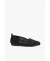 ALL BLACK SWIRL WOVEN WOMEN'S FLAT WOMEN'S SHOES