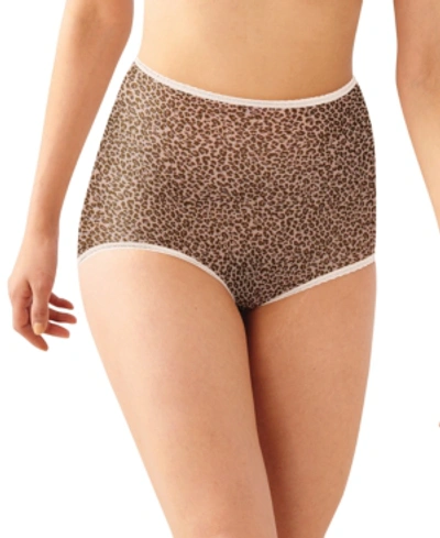 Bali Skimp Skamp Brief Underwear 2633 In Sexy Animal Print