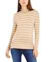A PEA IN THE POD MATERNITY STRIPED TURTLENECK TOP