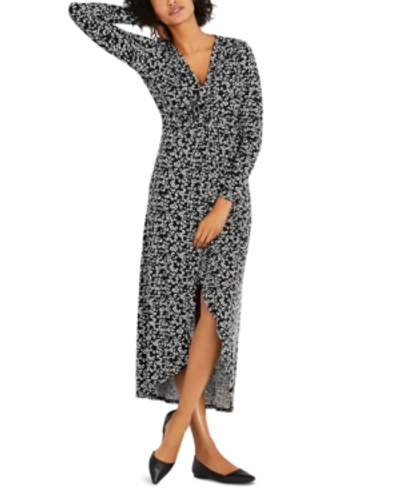 A Pea In The Pod Maternity Nursing Midi Dress In Leopard Print