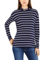 A PEA IN THE POD MATERNITY STRIPED TURTLENECK TOP