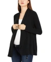 A PEA IN THE POD MATERNITY OPEN-FRONT DRAPED CARDIGAN