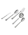 Ricci Argentieri Ricci Leopardo 5 Piece Hostess Set In Stainless