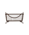 SPECTRUM DIVERSIFIED ASHLEY STACKABLE WIRE BASKET WITH RAISED FEET AND LOOPED HANDLES, SMALL