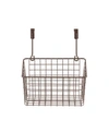 Spectrum Diversified Grid Storage Basket, Medium In Bronze