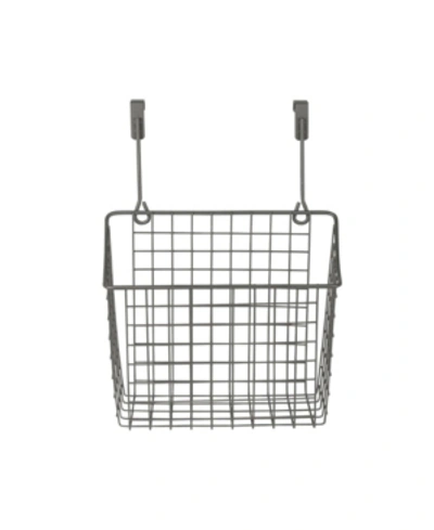 Spectrum Diversified Grid Storage Basket, Medium In Slate