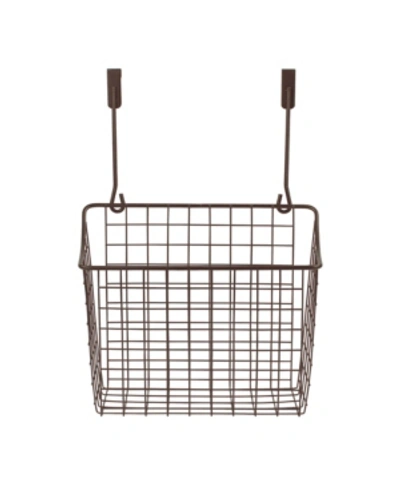 Spectrum Diversified Grid Storage Basket, Medium In Bronze