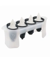 Tovolo Penguin Pop Mold Set Of 4 In Charcoal