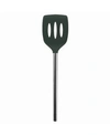 Tovolo Silicone Slotted Turner With Handle In Olive