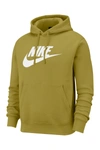 Nike Club Fleece Drawstring Hoodie In Tent/tent