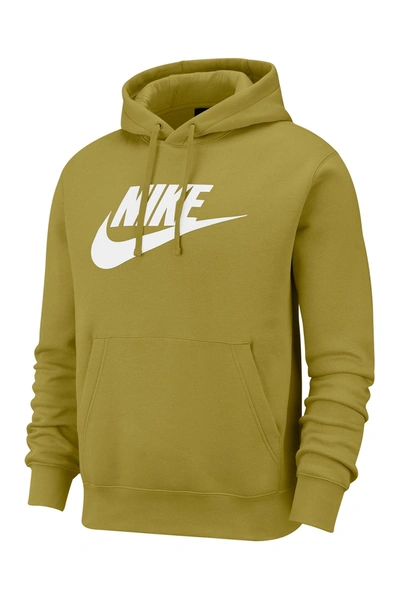 Nike Club Fleece Drawstring Hoodie In Tent/tent