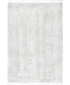 Nuloom Belleza Plush Neva 5'3" X 7'7" Area Rugs In Ivory