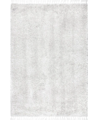 Nuloom Belleza Plush Neva 5'3" X 7'7" Area Rugs In Ivory