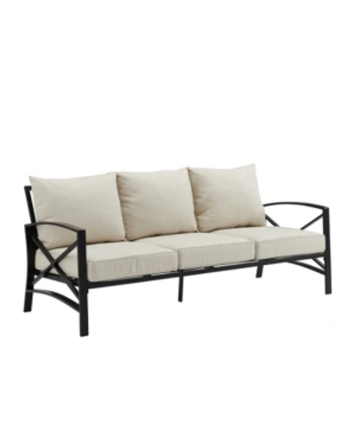 Crosley Kaplan Outdoor Metal Sofa In Beige