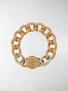 Versace Chain-link Medusa Detail Bracelet In Gold