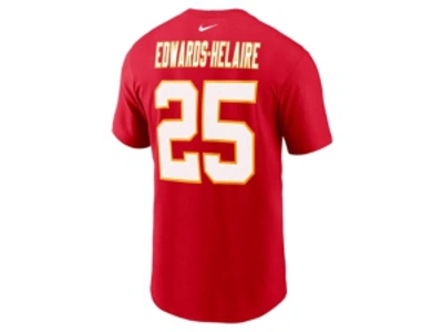 Nike Kansas City Chiefs Men's Pride Name And Number Wordmark 3.0 Player T-shirt Clyde Edwards-helaire In Assorted