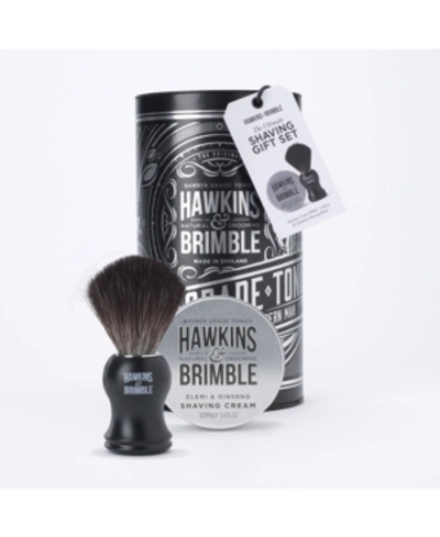 Hawkins & Brimble Shaving Gift Set In Silver, Black