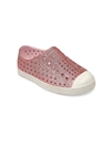 Native Shoes Toddler's & Girl's Jefferson Child Bling Slip-on Sneakers In Milk Pink