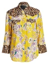 Mustard Floral Leopard