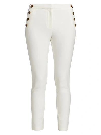 Derek Lam 10 Crosby Kelis Straight-leg Sailor Pants In Soft White