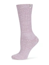 Ugg Rib-knit Slouchy Crew Socks In Dusk