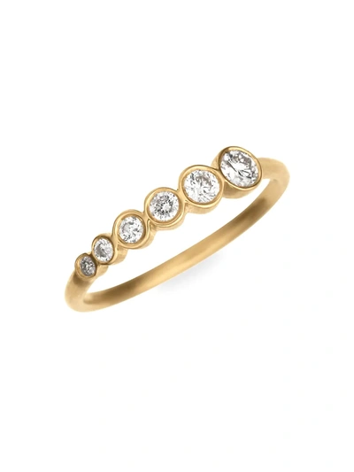 Sophie Bille Brahe Women's Classic Collection 18k Yellow Gold & Diamond Pleine De Lune Grand Ring