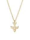 SOPHIE BILLE BRAHE WOMEN'S PETITE PALOMA 18K YELLOW GOLD & DIAMOND PETITE MATISSE PENDANT NECKLACE,400013301063