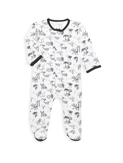 Magnetic Me Baby's Animal Safari Magnetic Footie In White
