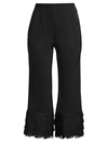 MILLY FRINGE CUFF trousers,400013252389