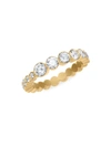 SOPHIE BILLE BRAHE WOMEN'S CLASSIC CROISSANT DE ENSEMBLE 18K YELLOW GOLD & DIAMOND RING,400013300707