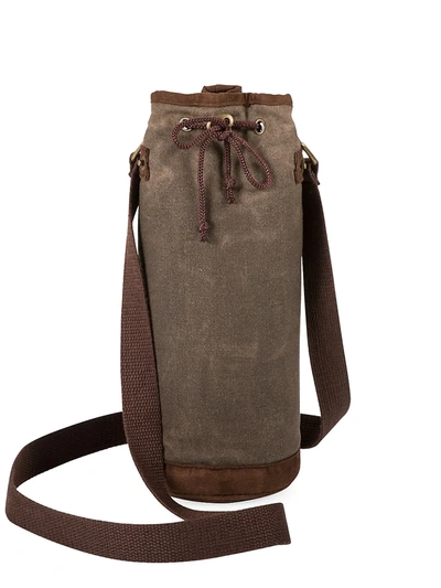 Picnic Time Waxed Canvas Wine Tote