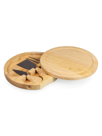 Picnic Time Brie 4-piece Cheese Board & Tool Set