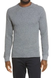VINCE MOULINE THERMAL PIMA COTTON LONG SLEEVE PULLOVER,M70719117A