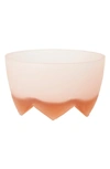 HAWKINS NEW YORK LARGE FOOTED FROSTED GLASS BOWL,HAF.100.20.002.150