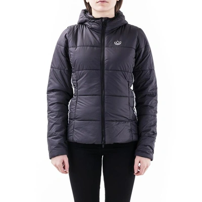 Adidas Originals Adidas Women's Gd2507 Black Polyester Down Jacket In Nero