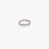 Shay 18kt White Gold Diamond Chain-link Ring In White