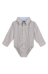 ANDY & EVAN BUTTON-UP LONG SLEEVE BODYSUIT,F1926543A